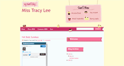 Desktop Screenshot of misstracylee.blogspot.com