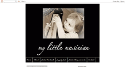 Desktop Screenshot of mylittlemusician.blogspot.com