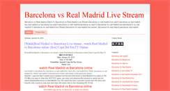 Desktop Screenshot of barcelonavsrealmadridlive.blogspot.com