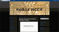 Desktop Screenshot of chrismoonuniverse.blogspot.com