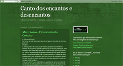 Desktop Screenshot of cantodosencantosedesencantos.blogspot.com