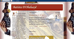 Desktop Screenshot of batistadobaluaye.blogspot.com