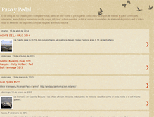 Tablet Screenshot of pasoypedal.blogspot.com