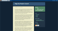 Desktop Screenshot of naga-city-peoples-council.blogspot.com