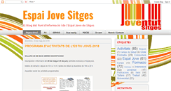 Desktop Screenshot of espaijovesitges.blogspot.com