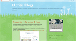 Desktop Screenshot of elcriticablogs.blogspot.com