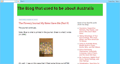 Desktop Screenshot of notreallyaustralian.blogspot.com