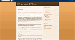 Desktop Screenshot of lasarenasdeltiempo.blogspot.com