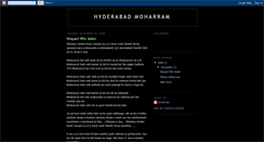 Desktop Screenshot of hyderabadmoharram.blogspot.com