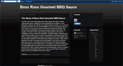 Desktop Screenshot of bossrossbbqsauce.blogspot.com