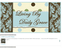 Tablet Screenshot of livingbydailygrace.blogspot.com