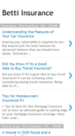 Mobile Screenshot of bettiinsurance.blogspot.com