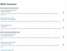 Tablet Screenshot of bettiinsurance.blogspot.com