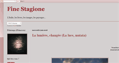 Desktop Screenshot of finestagione.blogspot.com