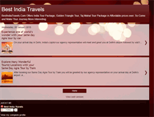 Tablet Screenshot of best-india-travels.blogspot.com