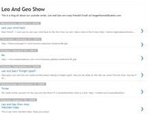 Tablet Screenshot of leoandgeo.blogspot.com