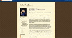 Desktop Screenshot of globaltextproject.blogspot.com