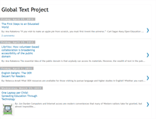 Tablet Screenshot of globaltextproject.blogspot.com