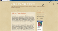 Desktop Screenshot of jimsmorningpages.blogspot.com