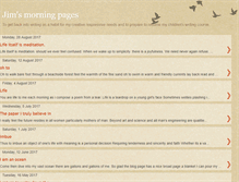 Tablet Screenshot of jimsmorningpages.blogspot.com