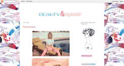 Desktop Screenshot of beautyandcupcake.blogspot.com
