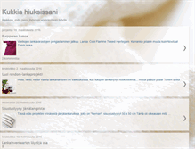 Tablet Screenshot of kukkiahiuksissani.blogspot.com