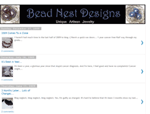 Tablet Screenshot of beadnestdesigns.blogspot.com