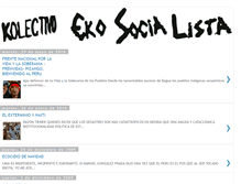Tablet Screenshot of kolectivo-eko-socia-lista.blogspot.com