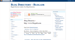 Desktop Screenshot of blogadr-update.blogspot.com