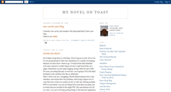 Desktop Screenshot of novelontoast.blogspot.com