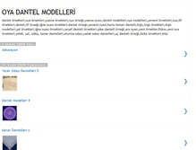 Tablet Screenshot of oyadantelmodellerimiz.blogspot.com