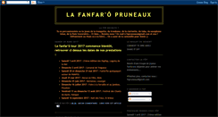 Desktop Screenshot of fanfaropruneaux.blogspot.com