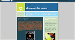 Desktop Screenshot of elcajondelospingos.blogspot.com