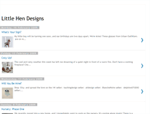 Tablet Screenshot of littlehendesigns.blogspot.com