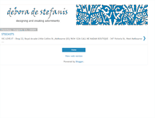 Tablet Screenshot of destefanisstockists.blogspot.com