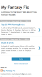 Mobile Screenshot of myfantasyfix.blogspot.com