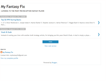 Tablet Screenshot of myfantasyfix.blogspot.com