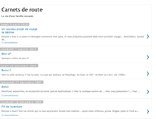 Tablet Screenshot of notrecarnetderoute.blogspot.com