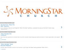 Tablet Screenshot of mstarchurchblog.blogspot.com