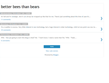 Tablet Screenshot of betterbeesthanbears.blogspot.com