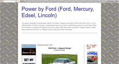 Desktop Screenshot of powerbyford.blogspot.com