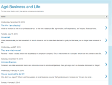 Tablet Screenshot of agribiznlife.blogspot.com