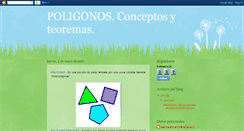 Desktop Screenshot of poligonosconceptosyteoremas.blogspot.com