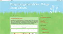 Desktop Screenshot of fringebangshairstyles.blogspot.com