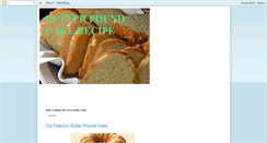 Desktop Screenshot of butterpoundcakerecipe.blogspot.com