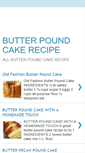 Mobile Screenshot of butterpoundcakerecipe.blogspot.com