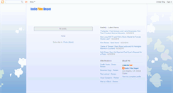 Desktop Screenshot of indiefilmdepot.blogspot.com