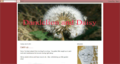 Desktop Screenshot of dandelionanddaisy2.blogspot.com