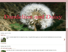 Tablet Screenshot of dandelionanddaisy2.blogspot.com