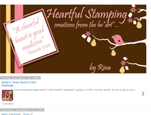 Tablet Screenshot of heartfulstamping.blogspot.com